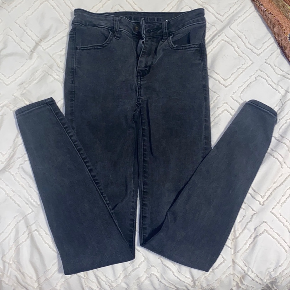 Black American eagle jeans
